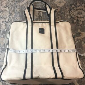 Parker Thatch Beige Canvas Tote Bag (Tennis)